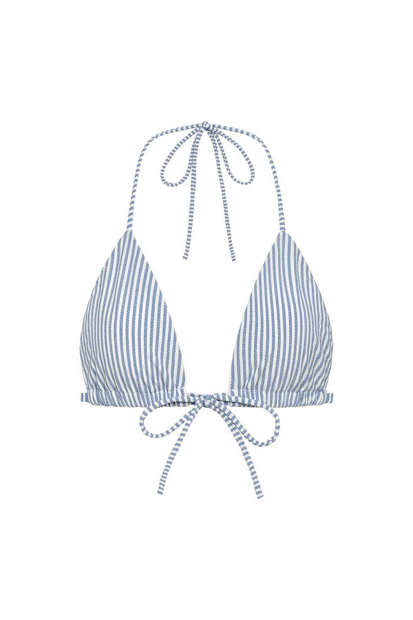 Classic Blue Stripe Emma Bikini Top