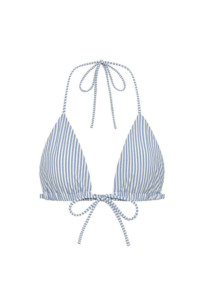 Classic Blue Stripe Emma Bikini Top