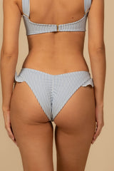 Classic Blue Stripe Kelly Bikini Bottom