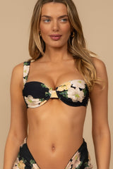Liz Floral Bella Bikini Top