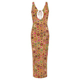 Mazzy Floral Juliet Maxi Dress