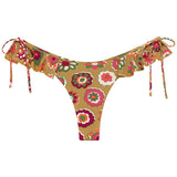 Mazzy Floral Uno Ruffle Bows Bikini Bottom