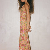 Mazzy Floral Juliet Maxi Dress