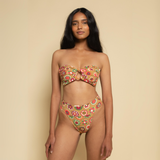 Mazzy Floral Tamarindo Binded Bikini Bottom