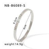 Zircon Titanium Steel Electroplated Bracelet