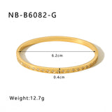 Zircon Titanium Steel Electroplated Bracelet