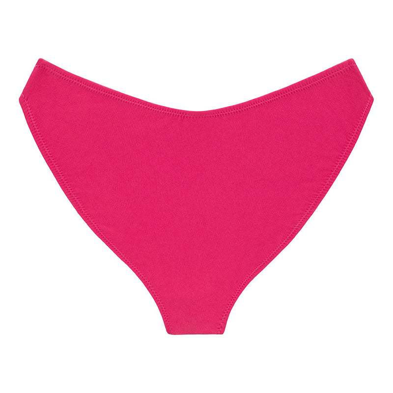 Raspberry Added Coverage Lulu (Zig-Zag Stitch) Bikini Bottom