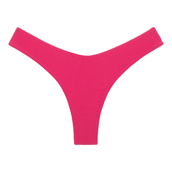 Raspberry Added Coverage Lulu (Zig-Zag Stitch) Bikini Bottom