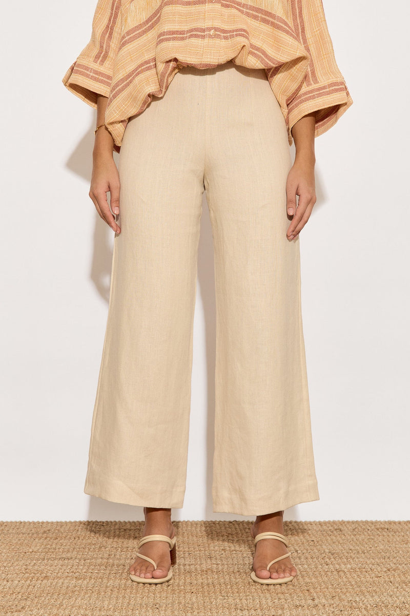 ELKA LINEN PANT - BUTTER