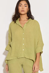 VERANO SHIRT - GREEN MATCHA