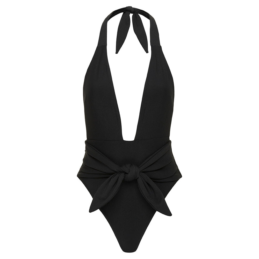 Sable Tropez Tie-Up One-Piece – Beach Luxe