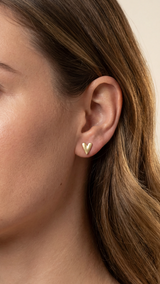 Amor Heart Studs