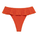 Tangerine Tamarindo Ruffle Bikini Bottom