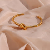 Louisa Gold Bangle Waterproof