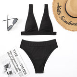 High Waisted Split Bikini