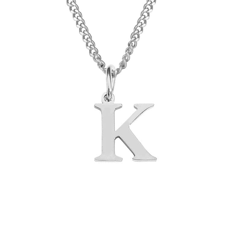 Beach Luxe 26 Letters All-Match 14K Stainless Steel Necklace Necklace K Stainless Steel