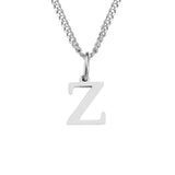 Beach Luxe 26 Letters All-Match 14K Stainless Steel Necklace Necklace Z Stainless Steel