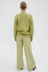 BEFORE ANYONE ELSE SARE SLOUCH SWEATER - MATCHA