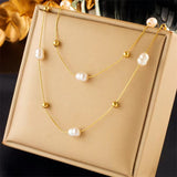 Double-layer Pearl Necklace