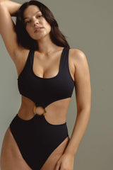 Montce | Black Rib Ky One-Piece