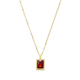 French Square Colour Zirconium Rock Candy Square Brick