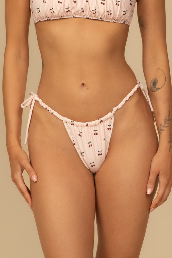 Cherries Brasil (Scrunch) Bikini Bottom