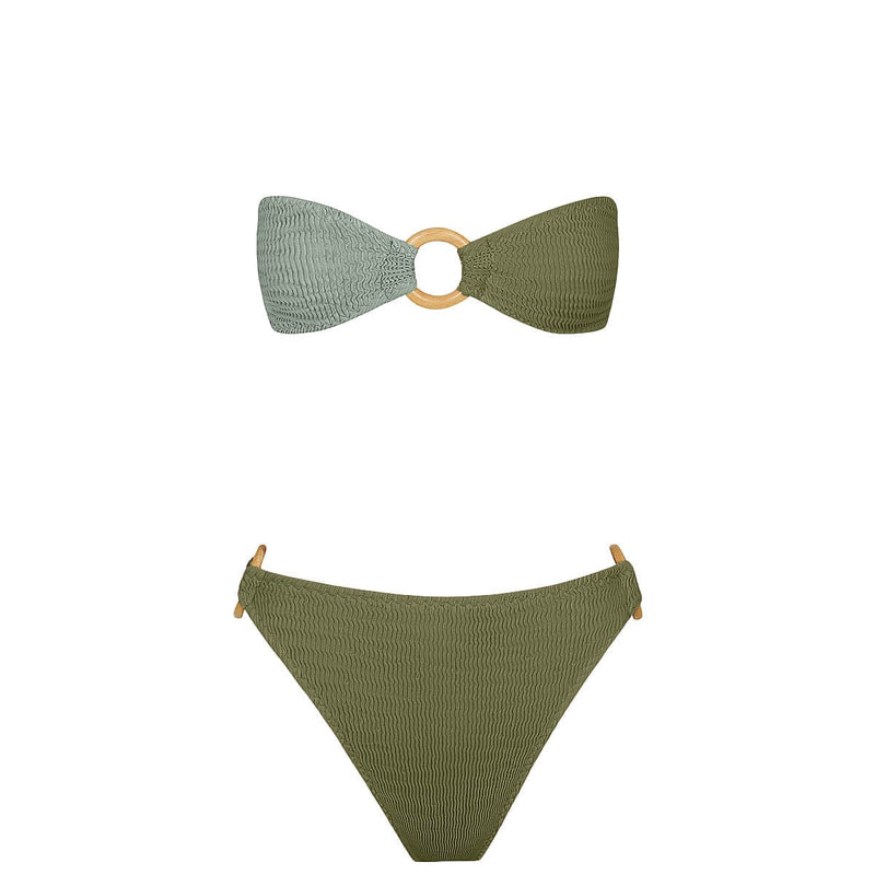 CLEONIE RIPPLE BRIEF (all colours) MOSS SAGE / DELICATE