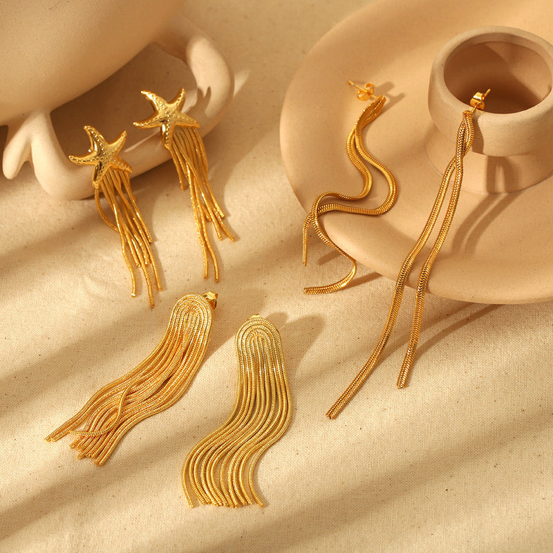 Viv Love Fringe Earrings