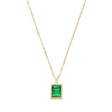 French Square Colour Zirconium Rock Candy Square Brick