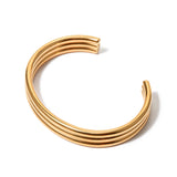 Stainless Steel Three-layer Rib Bracelet