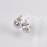 Chubby Round Tuo Tuo Titanium Steel Hollow Irregular French Earrings