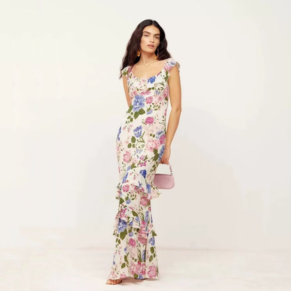 Fee || Floral Long Dress