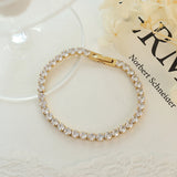 Bracelet Bling Chain Titanium Steel Cubic Chain