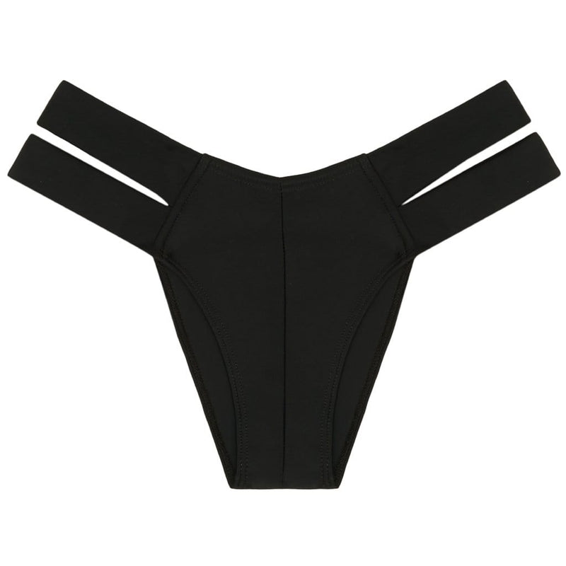 Montce Black Added Coverage Euro Bikini Bottom Bikini Bottom