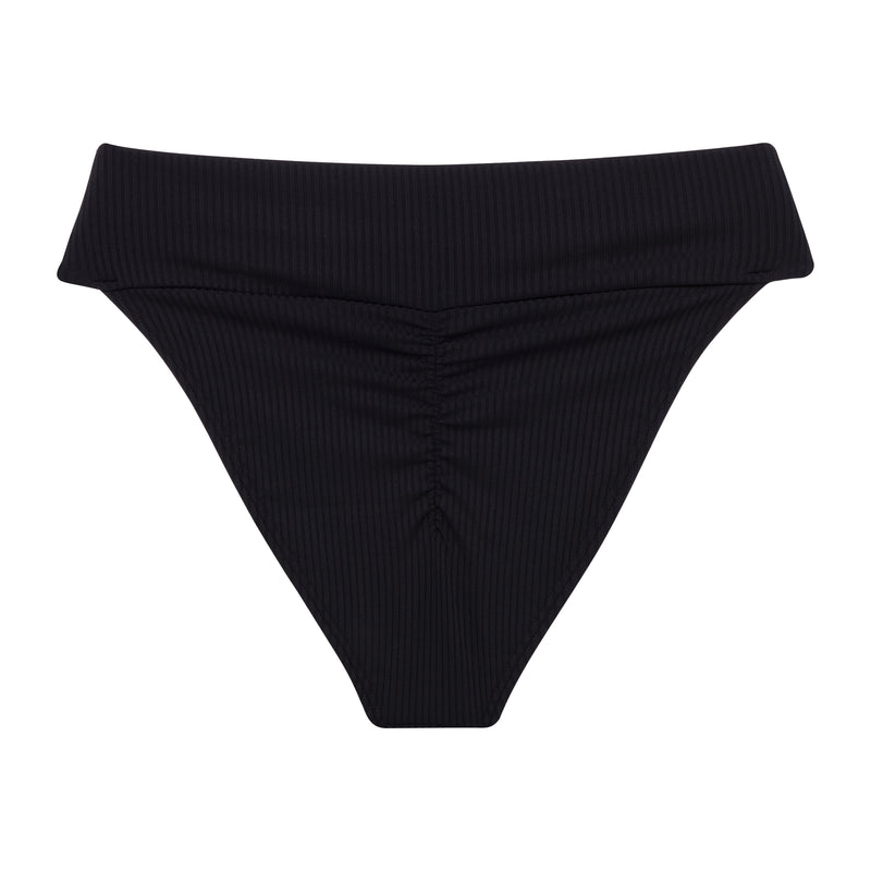 Montce Black Rib Tamarindo Bikini Bottom Bikini Bottom