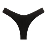 Montce Black Velvet Lulu (Zig-Zag Stitch) Bikini Bottom Bikini Bottom
