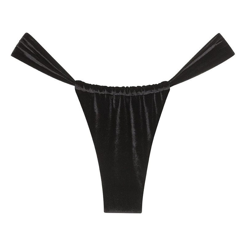 Montce Black Velvet Sandra Bikini Bottom Bikini Bottom