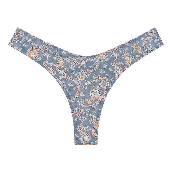 Terra Sparkle Binded Thong Bikini Bottom