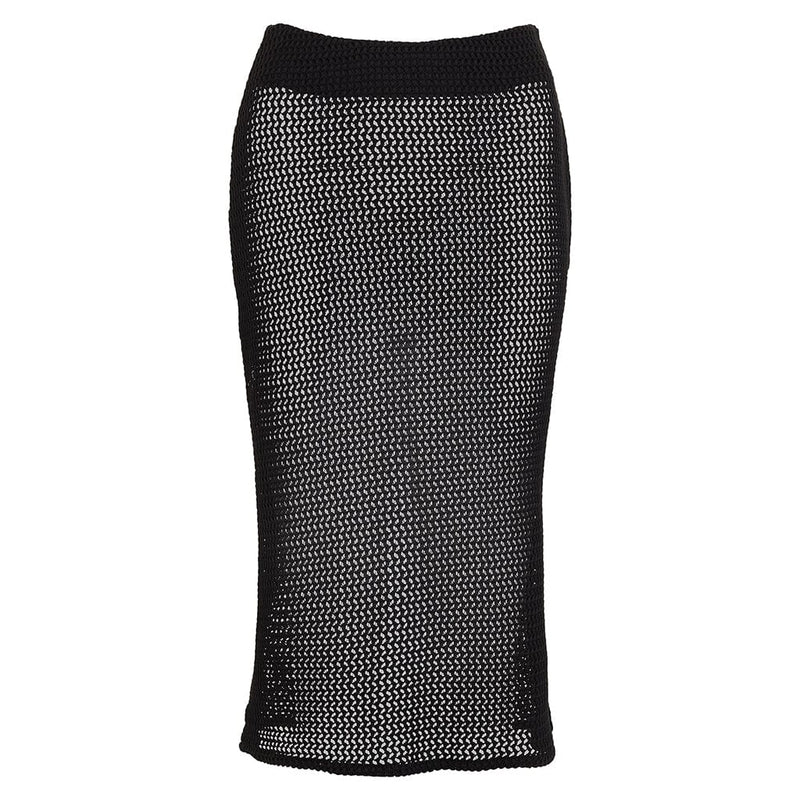 Montce Montce | Black Crochet Slip Skirt Skirt