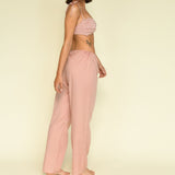 Montce Prima Pink Drawstring Pant Pant