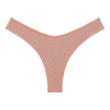 Montce Prima Pink Sparkle Lulu Bikini Bottom Bikini Bottom