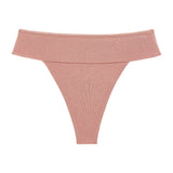Montce Prima Pink Sparkle Tamarindo Binded Bikini Bottom Bikini Bottom