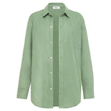 Montce Sage Green Long Sleeve Button Down Shirt Apparel Top