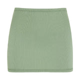 Montce Sage Green Rib Micro Skirt Skirt