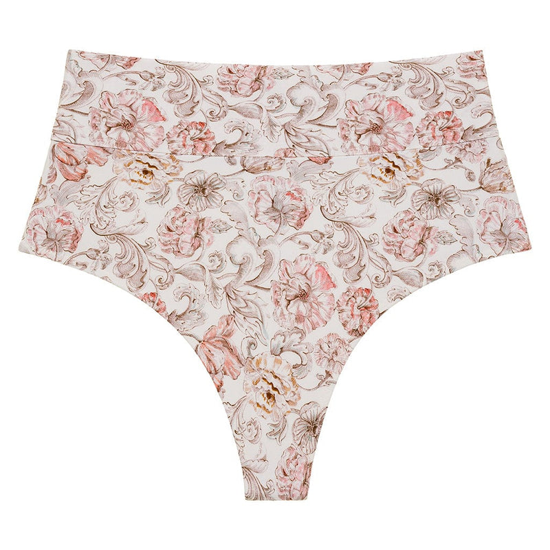 Montce Venecia Floral Added Coverage High Rise Bikini Bottom Bikini Bottom