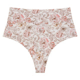 Montce Venecia Floral Full Coverage High Rise Bikini Bottom Bikini Bottom