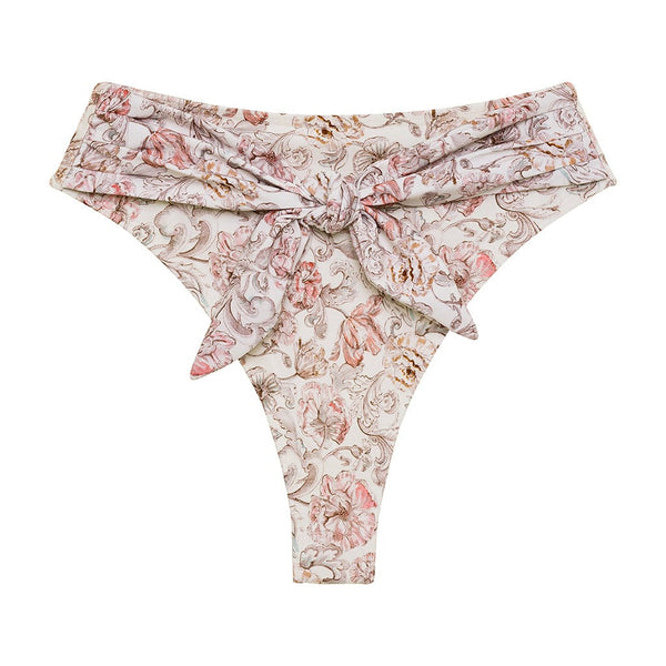Montce Venecia Floral Paula Tie-Up Bikini Bottom Bikini Bottom