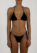 PARAMIDONNA | Emotional and cool swimwear and beachwear brand Two Pieces Kaia Black One size