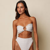 Seychelles Tori Ties Bandeau Bikini Top