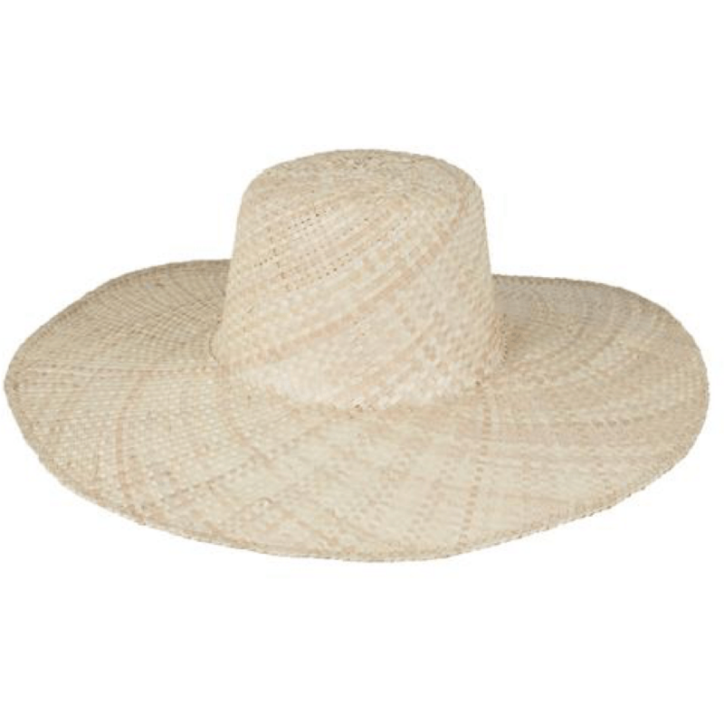 Beach Luxe Hamptons Woven Hat - Natural Hat